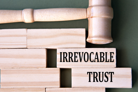 Modification of an Irrevocable Trust wooden blocks